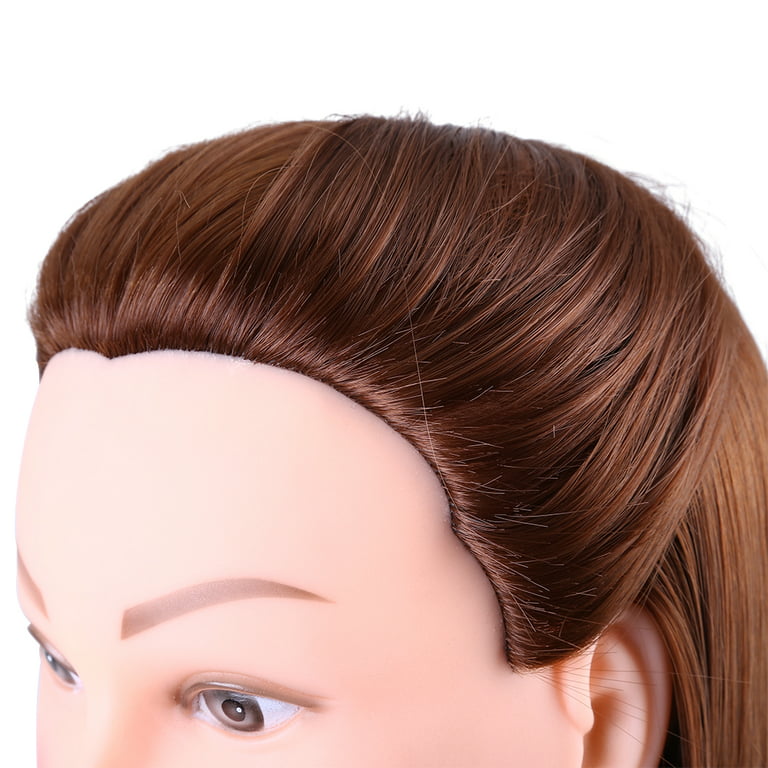 Bellrino 24  Cosmetology Mannequin Manikin Training Head with Human Hair -  Lindsey (CLAMP HOLDER INCLUDED) 