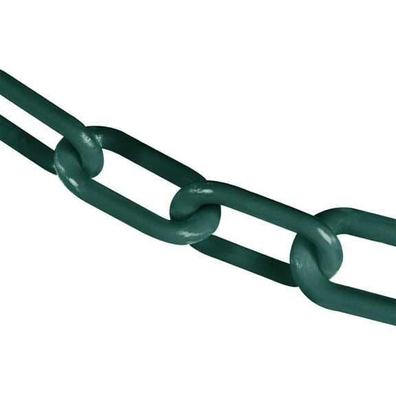 3 Inch x 25 Feet Evergreen Plastic Safety Chain