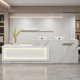 thumbnail image 1 of Modern Simple Reception Desks Standing Spa Checkout Cashier Simple Office Luxury Business Mobile Empfangstheke Home Furniture My Lux Decor Round, 1 of 29