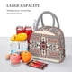 thumbnail image 5 of Balery Fashion Tatreez1 Bolsa de Almuerzo para Mujeres, Caja de Almuerzo, Bolsa de Almuerzo Pequeña Impermeable, Tote de Almuerzo Reutilizable con Gran Capacidad, 5 of 6