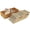 4PCS-Medium for Kittens and Small Size Cats, variant on Cat Scratcher Cardboard Pad Scratch Box 4pcs Board For Indoor Cats Reversible Durable With