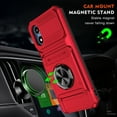 thumbnail image 5 of Fashion Case with Holder Stander Kickstand Drop Resistant Shockproof Case For Motorola Moto G Play 2024, 5 of 7