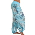 thumbnail image 3 of DYMADE Women Plus Size Loose Printed Wide Leg Casual Pants, 3 of 4