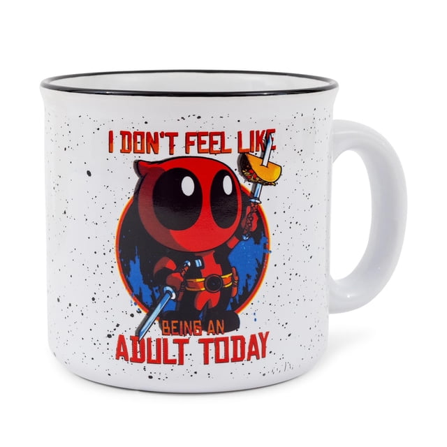 Taza Camper de cerámica Silver Buffalo Marvel Deadpool, 600 ml