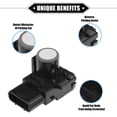 thumbnail image 3 of Sensor de Asistencia de Estacionamiento Inversa Único Compatible para Toyota de Plástico ABS Duradero Negro Trasero, 3 of 7