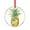 Pattern-1, variant on Watercolor Pineapple Xmas Ornament Fruit Pineapple Christmas Tree Glass Ornament for Xmas Tree