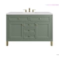 thumbnail image 2 of James Martin Vanities 305-V48-SC-3WZ 48 in. Chicago Single Vanity with 3CM White Zeus Top  Smokey Celadon, 2 of 6