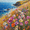 Coastal Wildflower Seaside Beach Landscape, variant on UXIEQU African Woman Abstract Canvas Wall Art 15.75x11.81 Inches