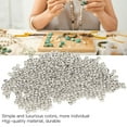 thumbnail image 6 of 500Pcs Metal Round Crimp Beads for DIY Jewelry Making, Spacer Loose Stopper Terminators Tips Clamp End Stopper Spacer Beads for Necklace Bracelet Silver, 6 of 9