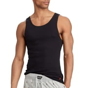 POLO RALPH LAUREN Black Classic Fit Ribbed Tank Top, US Medium, NWOT