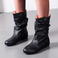 thumbnail image 2 of Fashionable Women's Mid Calf Boots with Comfortable On Design for Casual and Work Occasions Versatile Solid Color Classic Style for All Seasons Footwear, 2 of 9