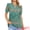 Blue, variant on DARING DIVA Women's Boho Short Sleeve Floral Blouse Casual V Neck Shirts XS Blue