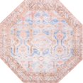 thumbnail image 1 of Unique Loom Revival Medallion Border Rug 7' 6 x 7' 6 Octagon Blue/Brown, 1 of 2