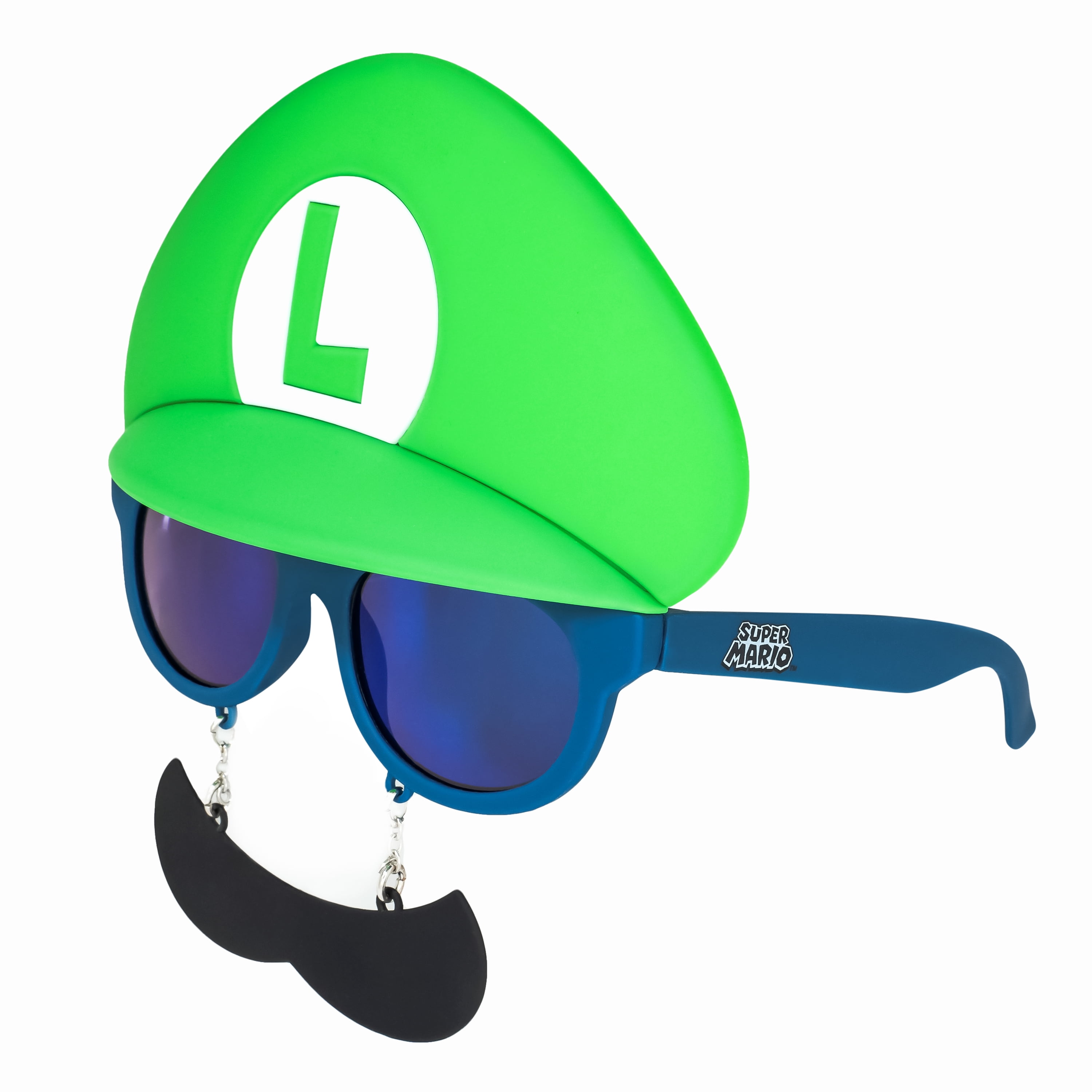 Nintendo Luigi Mustache  Costume Sunglasses by Sun-Staches
