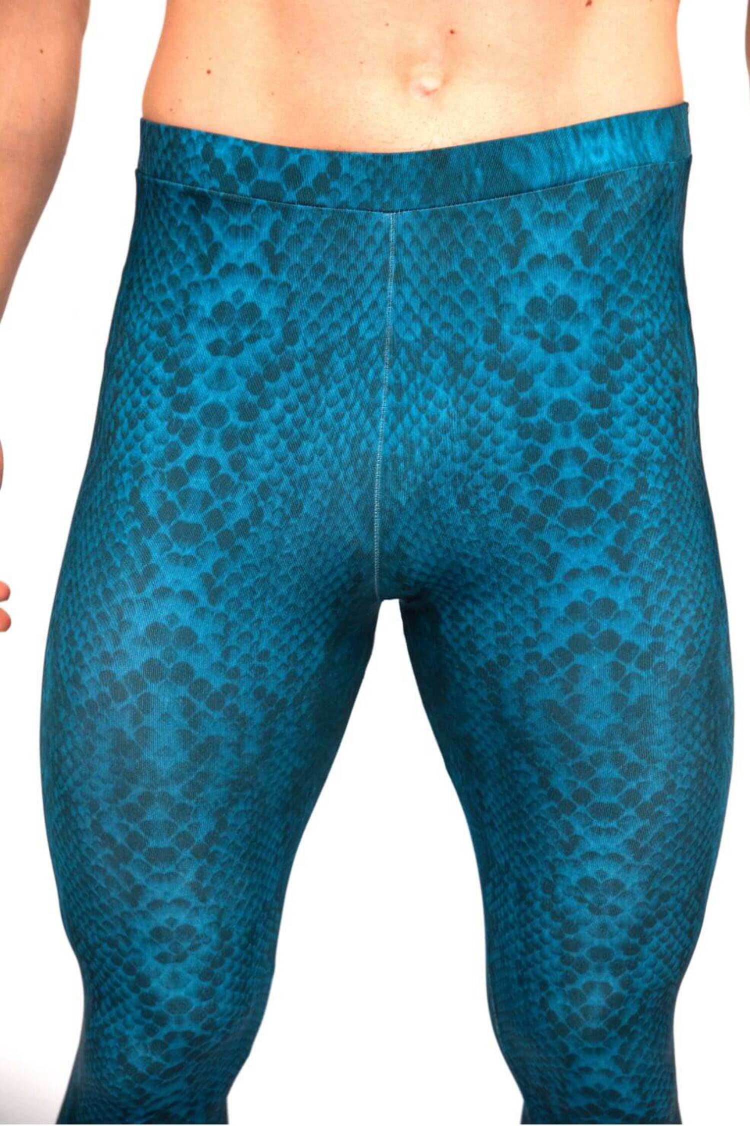 Leggings Para Hombre Kapow Meggings - Estampado Cobra Slash, Tallaje S