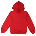 thumbnail image 2 of Garbnen Hoodies for Teen Girls Trendy Red Fleece Hooded Sweatshirt Long Sleeve Fall Winter Sweater for Teens with Pocket 5-6 Years, 2 of 3