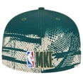 thumbnail image 4 of Men's New Era Hunter Green Milwaukee Bucks Tip-Off 59FIFTY Fitted Hat, 4 of 6