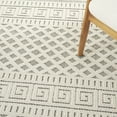thumbnail image 6 of Nourison Paxton Modern & Contemporary Ivory/Grey 5'3" x 7'11" Area Rug, (5x8), 6 of 8