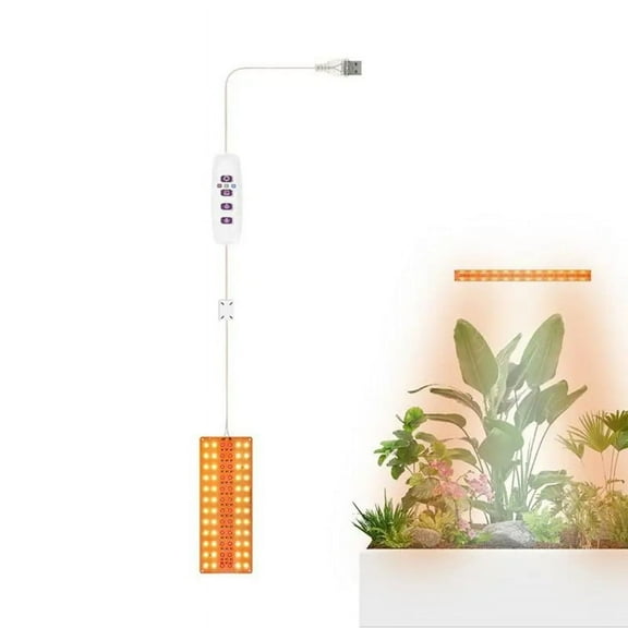 Full Spectrum Plants Grow Light Auto On/Off LED Lamp Sunlight Quantum Grow Lamp 1 Skewers