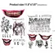 thumbnail image 2 of Tatuajes Temporales MACHAO 8 Hojas Halloween Escuadrón Suicida Joker Harley Quinn, 2 of 5