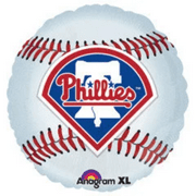 18" PHILADELPHIA PHILLIES BASEBALL Balloon • Party Supplies Decorations Foil Mylar Balloon