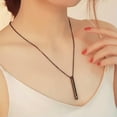 thumbnail image 3 of 50cm Silver/Gold/Black Round Cz Pendants Women's Party Stainless Steel Necklace, 3 of 8