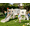 Gray, variant on YUFU 9-in-1 Toddler Slide for Kids Age 1-3 with Drawing Board Baskeball Indoor and Outdoor Playset, Blue Gray