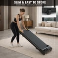 thumbnail image 5 of Alvantor 2.5HP Walking Pad Treadmill, Manual Incline Under Desk Treadmill with Shock Absorption for Small Apartments, Black, 5 of 7