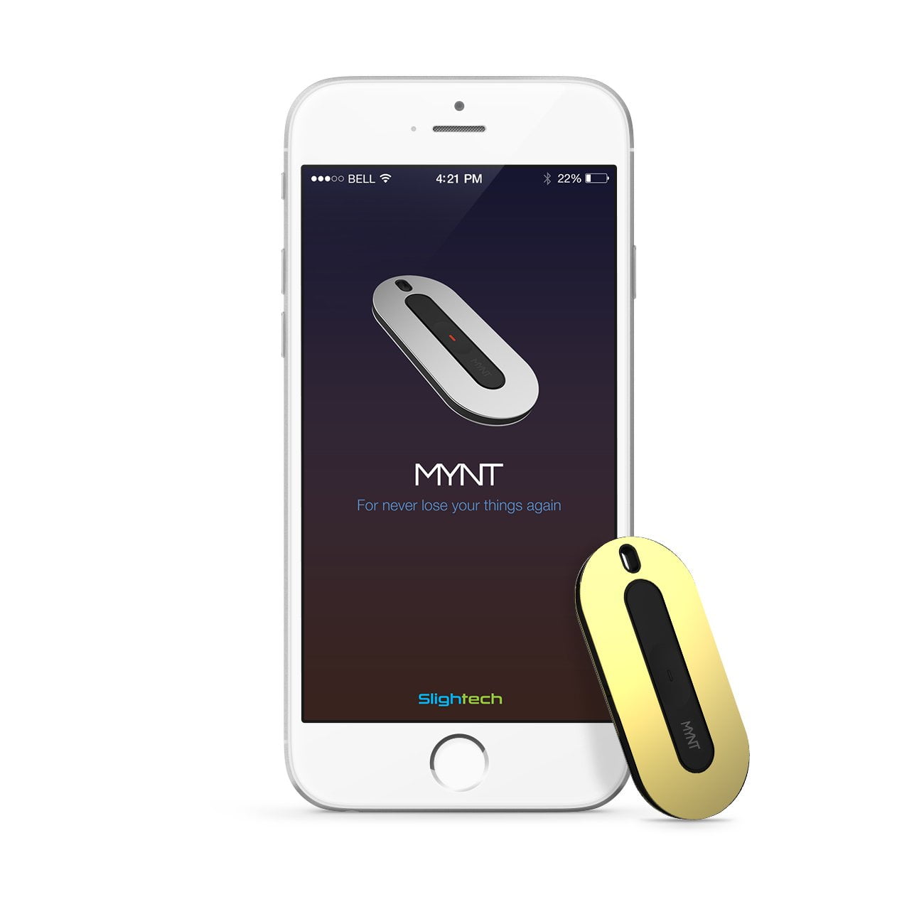 MYNT Smart Tracker & Remote Control (Gold)