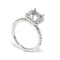 thumbnail image 2 of Bague Halo en Diamant 3/8 Ct en Or Blanc 14 K, 2 of 3