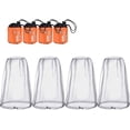 thumbnail image 4 of 4 Pack Mosquito Head Net Mesh Protective, Durable Face Neck Insect Netting Hood Screen Net for Any Outdoor Lover, with Carry Bags Fits Most Sizes of Hats Caps, 4 of 7