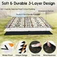 thumbnail image 4 of Picnic Blankets Waterproof Foldable Extra Large,80"x 60" Outdoor Beach Blanket Waterproof Sandproof,3-Layer Lightweight Handy Mat Tote Picnic Camping Rugs for Outside Your Rv(Boho Aztec Style), 4 of 6