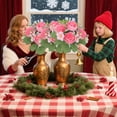 thumbnail image 5 of GFHFHITJ Artifical Flowers Simulated Peony Bouquets Peony Bouquets and Holiday Decorations and Wedding Photography Props, 5 of 5