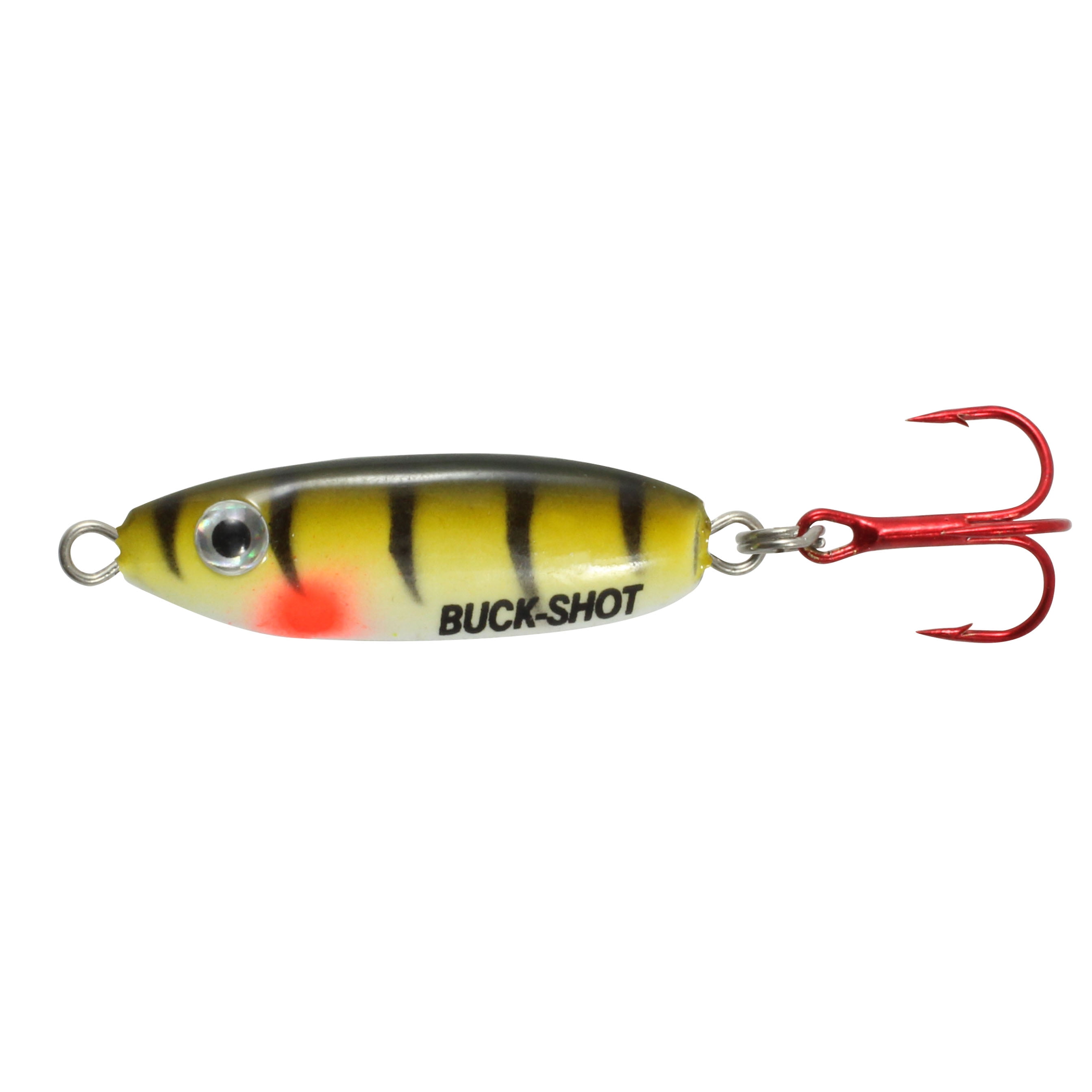 3/8 oz Ice Lure Northland Tackle Glo-Shot Fire-Belly Spoon UV Electric Perch 