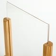 thumbnail image 5 of M&T Displays Classic Desktop Menu Holder with Acrylic U Type Pocket, Portrait Table Top Sign Holder, Ad Frame for Restaurant, Store, Wedding, Party, Event (2 Pack) (Natural Wood, 5.5x8.5), 5 of 9