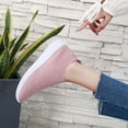 thumbnail image 7 of nsendm Female Fashion Sneakers Adult Sneaker Wedges Shoes for Women Size 12 On Sports Shoes Mesh Outdoor Comfortable Women's shoes Sneaker Socks for Women Pink 7, 7 of 7