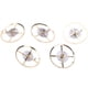 thumbnail image 5 of 5 piezas de repuesto de rueda de equilibrio de movimiento de reloj, pieza/accesorio de reparación de reloj para relojero, 5 of 8
