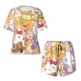 thumbnail image 4 of Lsque Sanrio Women's Short-Sleeved Pajama Set - 2 Piece Soft and Lightweight Sleepwear Set-Small, 4 of 9