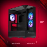 iBUYPOWER Element SE Gaming PC Desktop Computer AMD Ryzen 7 8700F CPU, AMD Radeon RX 7700 XT 12GB GPU, 32GB DDR5 5200MHz RAM, 1TB NVMe SSD, Windows 11 Home, Gamer Keyboard and Mouse - ESA7R77XT02