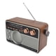 thumbnail image 4 of Altavoz USB recargable con Bluetooth portátil con radio FM/AM/SW para disco U/tarjeta de memoria, 4 of 5