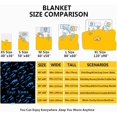 thumbnail image 3 of Custom Name Hammerhead Shark Blanket Gifts for Girls Boys Shark Gifts for Shark Lovers Personalized Shark Throw Blanket for Teens Flannel Fleece Customized Animal Ocean Fish Blankets for Sofa 60x50In, 3 of 6