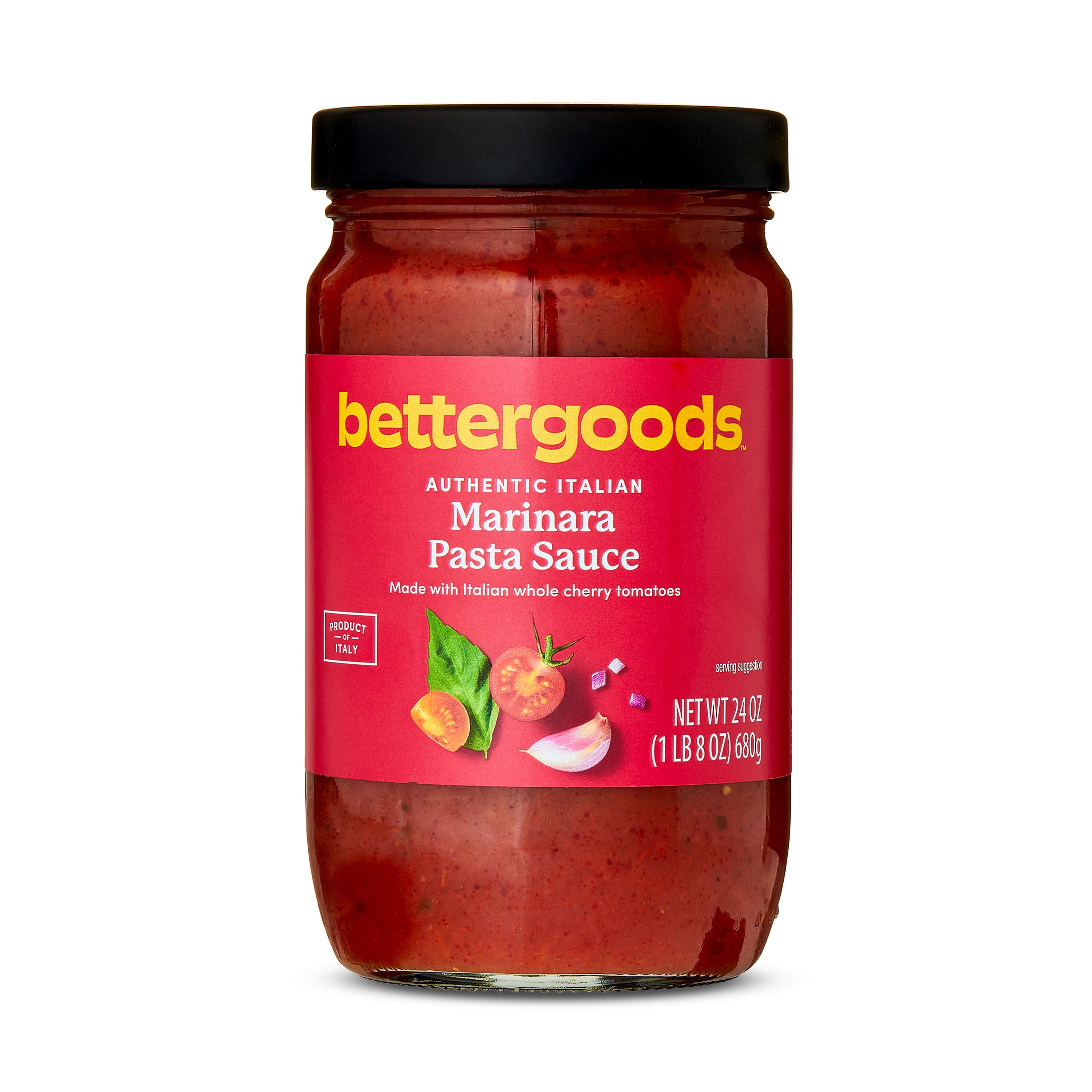 (6 pack) bettergoods Authentic Italian Marinara Pasta Sauce, 24 oz