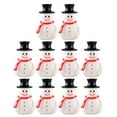 thumbnail image 1 of EeaseMX 10pcs mini muñeco de nieve figurine adornos en miniatura de Navidad decoración de micro paisaje, 1 of 7