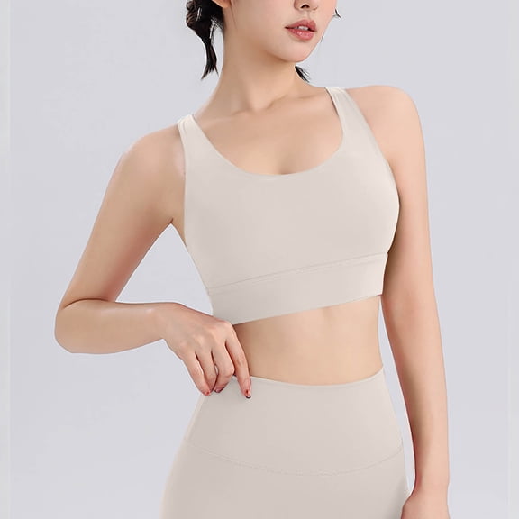Timegard Yoga Tops for Women Sports Bras High Support Workout Gym Tank Tops Athletic Sleeveless Tops