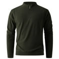 thumbnail image 2 of pstuiky manga larga para hombre, Suéter de punto cálido de color sólido de moda informal para hombre, manga larga, top redondo salir tops xxl, 2 of 6
