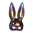 thumbnail image 4 of Máscara de orejas de conejo, máscaras de disfraz de para mujer, máscara de conejo de oreja larga divertida, máscara de Pascua de vacaciones Fernando portada de fiesta, 4 of 8