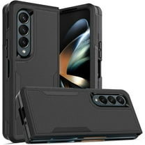 Galaxy Z Fold 4 Case, Samsung Z Fold 4 Case, Shockproof, Strong and Durable Phone Protective Case for Samsung Galaxy Z Fold 4 5G, Black