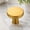 Brushed Brass, variant on Brushed Nickel Drawer Pulls, 1-1/4 Inch Cabinet Knobs, 10 Pack | Solid Zinc Alloy, Single Hole, Round Smooth Shape, Simple Cabinet Hardware for Cupboard Drawers