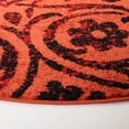 thumbnail image 4 of SAFAVIEH Adirondack Hortense Abstract Area Rug, Red/Black, 6'7" x 6'7" Round, 4 of 9