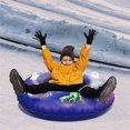 thumbnail image 2 of Snow Tube, Tgnazet 36'' Inflatable Snow Tube, Heavy-Duty Snow Sled for Sledding, Great Inflatable Snow Tubes for Kids Adult Winter Fun and Christmas Family Activities, 2 of 8